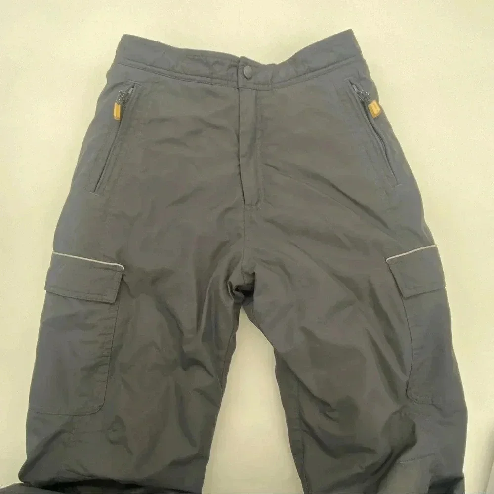 L.L. Bean Girl’s Snow Pants Gray Size 16 - Picture 2 of 9